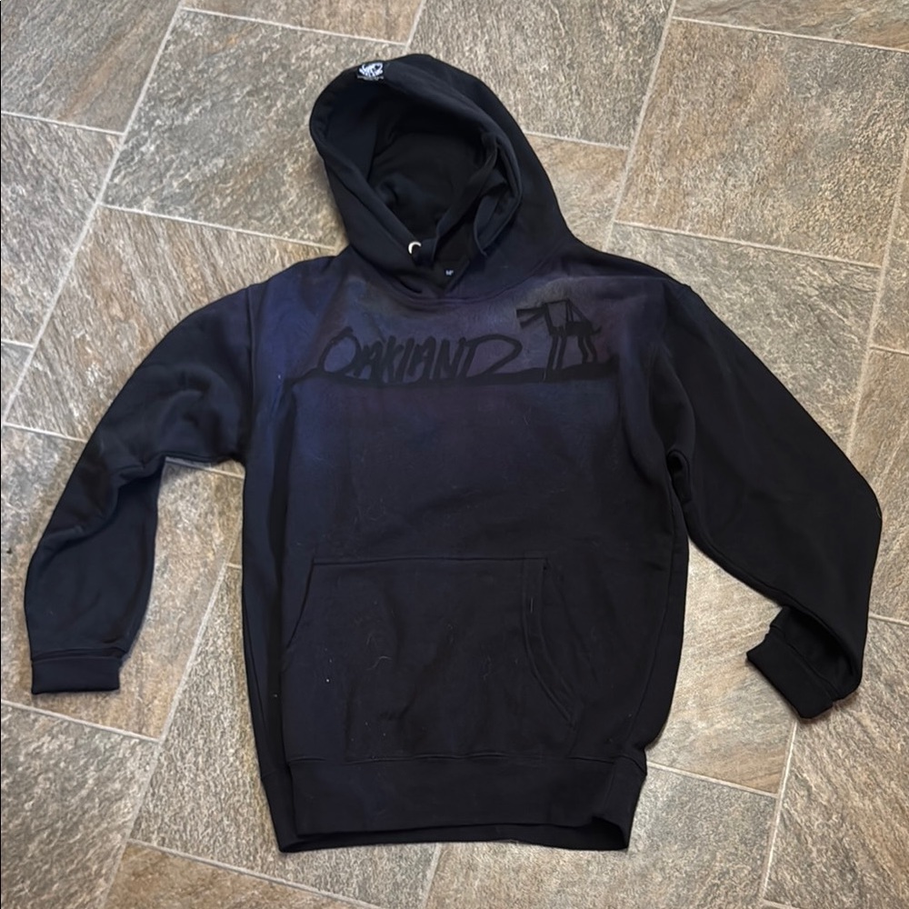 Oakland Black Hoodie for Men
